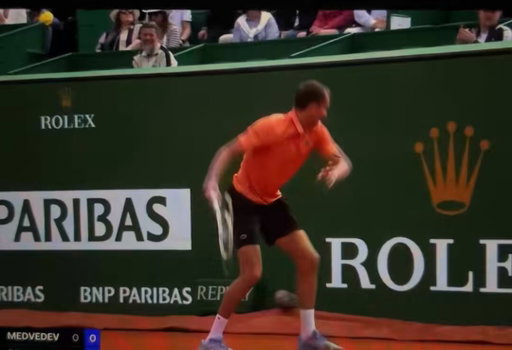 Daniil Medvedev just lost 0-6 0-6 and loved every second of it! 