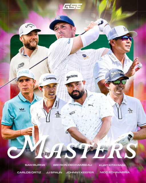 It’s go time at the 2026 Masters ⛳️🔥 Wishing our GSE golf clients the best of luck as they take on Augusta National and chase the green jacket this week 🏆

Thursday’s Tee Times ⬇️: 

Johnny Keefer — 7:40 AM Carlos Ortiz — 7:50 AM Kurt Kitayama — 8:50 AM Nico Echavarria — 9:02 AM Sam Burns — 9:19 AM Bryson DeChambeau — 10:07 AM J.J. Spaun — 12:56 PM