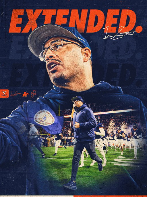 𝐄𝐱𝐭𝐞𝐧𝐝𝐞𝐝.

@Coach_TElliott has signed an extension to stay in Charlottesville through the 2030 season 🔥

#GoHoos 🔶⚔️🔷 