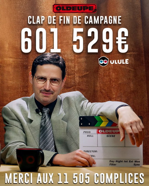 🙏 Merci aux 11 505 complices !

Clap de fin de campagne, clap de début de film.

C'était une première aventure qui en annonce bien d'autres mais c'était déjà quelque chose à vivre.

Ces dernières semaines resteront dans les mémoires : celles de mon équipe et celles d'Ulule que je remercie, la mienne bien sûr et surtout celles du milieu cinéma.

J'ai beaucoup de retours de professionnels qui n'en reviennent pas du montant qu'on a réussi à collecter.

C'est sans précédent ! 

Merci à tous d'avoir été et d'être là. Merci à vous, les complices de #Oldeupe 🙏

Maintenant, en route vers le tournage de juin.  C'est lancé et c'est grâce à vous !