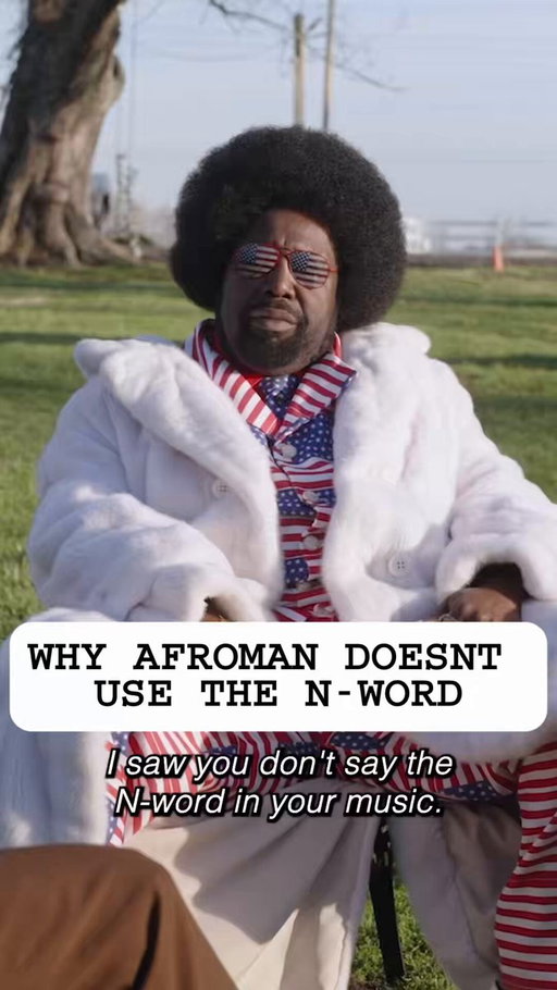 Why Afroman doesn’t use the N-Word 