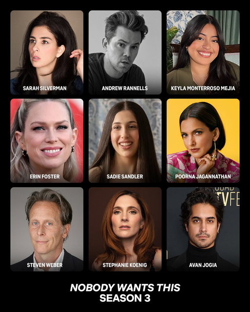 New cast alert! Poorna Jagannathan and Avan Jogia are joining the cast of Nobody Wants This Season 3! https://t.co/uIrzVS40pj 