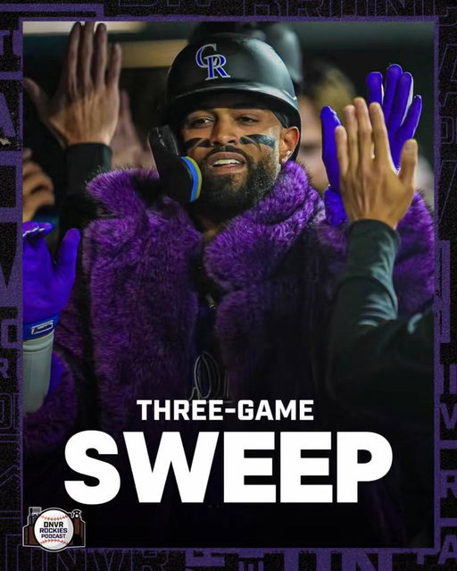 The Rockies are 𝑯𝑶𝑻 🔥

• Swept the Astros 
• 4 Straight wins 
• Tied for second in NL West 