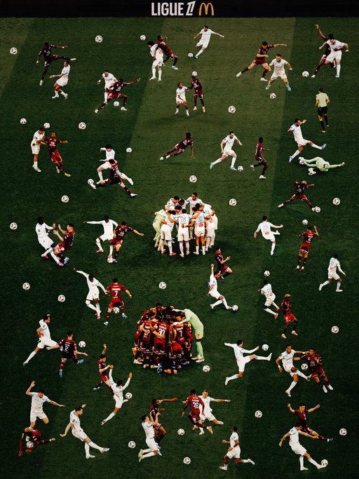 La @Ligue1 McDonald's comme vous ne l'avez encore jamais vue à travers le travail artistique de superposition du photographe @GeoffLowephoto ✨

Un tableau réalisé à l'occasion de la rencontre entre l'@OM_Officiel et le @FCMetz. 