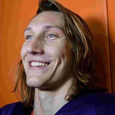 Trevor Lawrence really went from “I’ll have her home by 9” to “she calls me daddy too” 