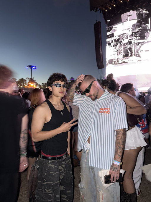 Got to meet the GOAT at Coachella @justinbieber 
