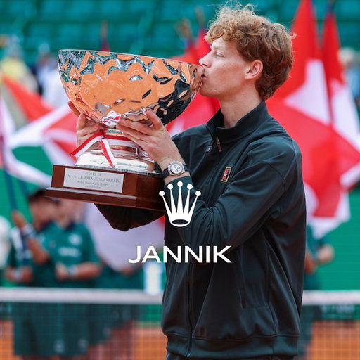 Congratulations @janniksin on a 1st title at the @ROLEXMCMASTERS and a return to World No. 1, with @carlosalcaraz putting up a hard fight in a memorable final. This crown is yours. #RolexFamily #Reachforthecrown 