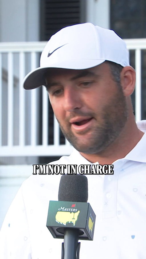 Scottie Scheffler was “a bit surprised” to see the firmness change so much from Thursday to Friday. 