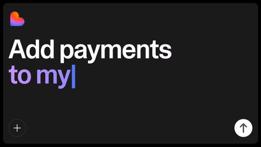 Introducing Lovable Payments.

Describe what you want to sell. Test it securely. One conversation to go live. 