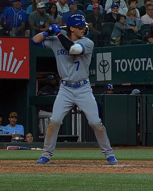 Bobby Witt Jr. hitting a foul ball to his dad is so cool

