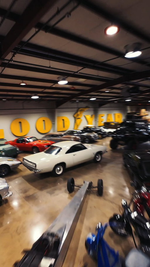 The Rawlings collection from the sky here at Gas Monkey Garage ☁️ 📽️ 