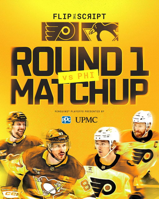 You can’t write it any better than this.

The Penguins will face the Flyers in the first round of the 2026 Stanley Cup Playoffs. 