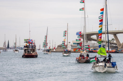 The Global Sumud Flotilla is en route to Gaza once again. This time it’s bigger than ever, with over 70 boats and 1,000 participants from across the world all attempting to break Israel’s blockade and deliver lifesaving aid ⛵️🇵🇸 