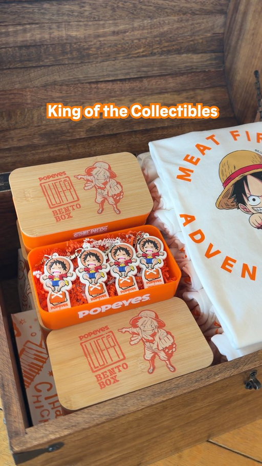 Getting these Popeyes x ONE PIECE at
https://t.co/PxEKAy9C9F
Link in bio.

Limited time while supplies last.
TM &amp; © 2026 Popeyes, Inc.
©Eiichiro Oda/Shueisha, Toei Animation 