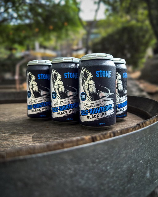 Because you can't keep a great beer permanently retired, Stone Sublimely Self-Righteous Black IPA is back for a limited time in 12oz 6pks and on draft. Available only at Stone locations while supplies last.

#Stone30 #VisitStone #SublimelySelfRighteous 