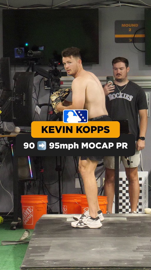 95 for Kevin Kopps 🚨 max and average velo both up 4+ mph this offseason. 