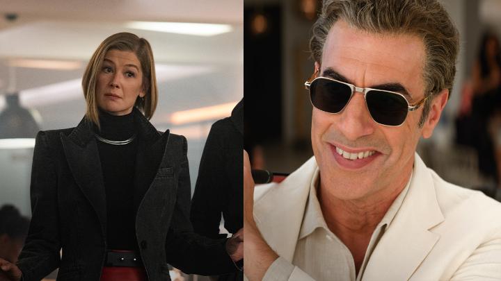 Sacha Baron Cohen and Rosamund Pike star in LADIES FIRST. Premiering May 22.

A ladies man finds his best life turned into his worst nightmare when he wakes up in a parallel world dominated by women. 