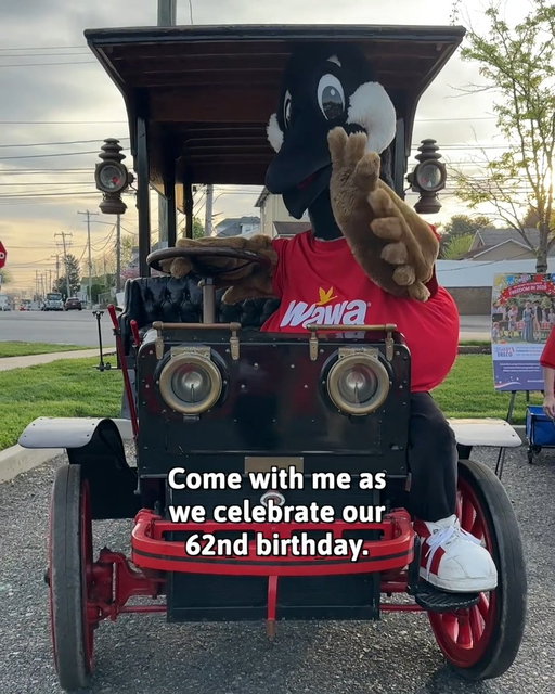 Happy Wawa Day! Today marks 62 years of community and connections. We gathered at our first store in Folsom, PA to mark the milestone with associates, customers and communities! 🎉 We wouldn't be where we are without you. ❤️ 