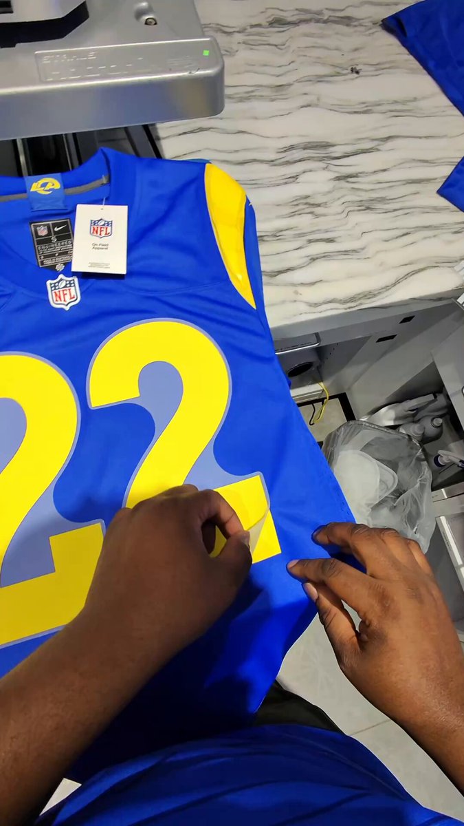 Hot off the press. 😮‍💨

@trent_mcduffie 🤝 #RamsHouse 