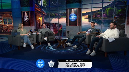 Connor McDavid, Auston Matthews and Patrick Kane playing in Detroit in the future? 👀

The @spittinchiclets crew discuss Auston Matthews' future after his Toronto contract expires 🗣️ 
