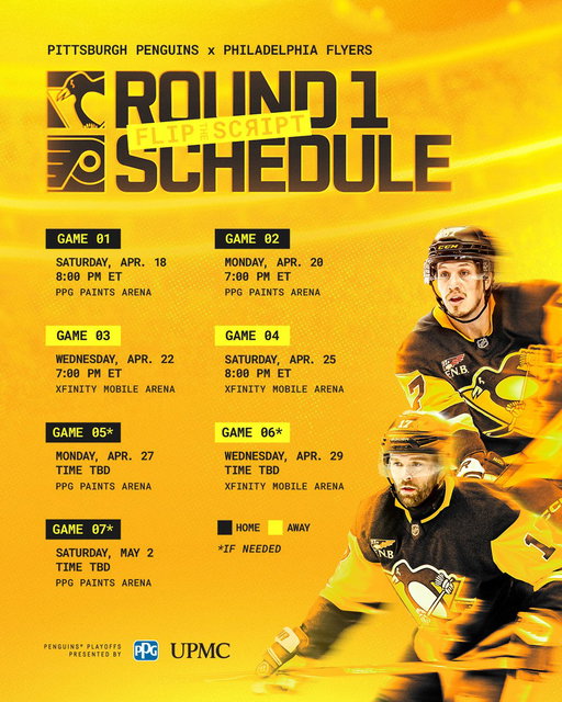 The Keystone State clash is set 🗓️ 