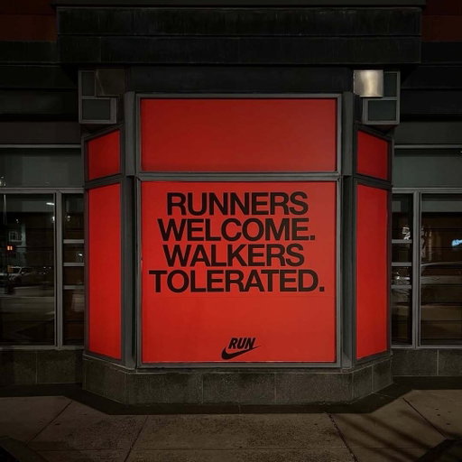 Interesting campaign by @Nike. 🤔

This is exactly the kind of tone-deaf thinking that’s cost them consumers… and about $150B in market cap. 😂

Screaming “JUST DO IT!!!!!! 🤬😡” at people?
That worked 40 years ago. Not today.

Today, people want connection.
They want community.
They want to feel like they’re part of something—not being talked down to.

At NOBULL we’re about “LET’S DO IT.”

We get people better together!

There’s enough divisiveness and negativity out there already… why add to it?
Why not root for people instead of judging them???

Walking. Running. Grinding. Living.
NOBULL is for everyone. No judgment. No ego.

Yesterday we dropped the Journey 2.
Walk in them. Run in them. Chill in them.

Your pace. Your journey.

One brand talks at you.
One brand moves with you.

One is BULLshit.
One is NOBULL. ❤️💪 

Journey 2: https://nobull.pxf.io/7XyM53