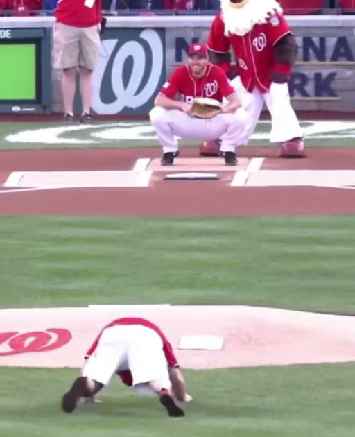 This Army veteran threw out the most creative ceremonial first pitch I’ve ever seen

