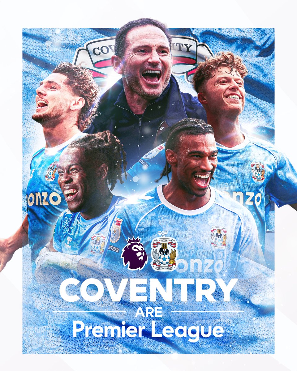 Congratulations, @Coventry_City! 

Welcome back to the Premier League 👏 