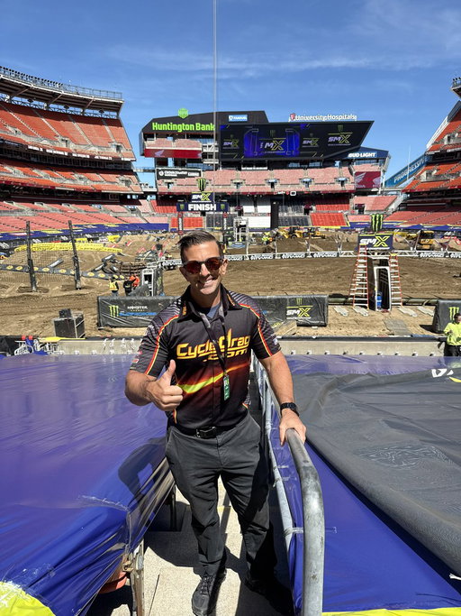 Home of the @Browns! Home of @Supercross this weekend! Check out more on “Racing Jack” YouTube 