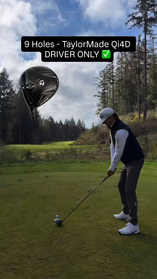 Arguably the best 9 holes of my life…. Driver only &amp; I feel like I didn’t miss a shot. So fun getting creative out there and just manufacturing shots. Helps quiet my brain down and just focus on the vision of the shot I’m trying to hit #golf 