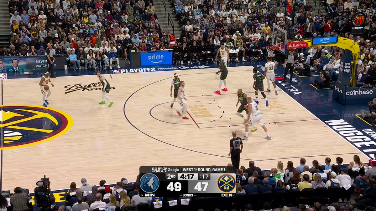 THIS JOKER-ANT SEQUENCE 🍿

SUPERSTARS GOING AT IT IN GAME 1. 