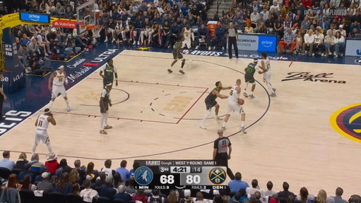 Aaron Gordon FLIES IN for the put back dunk! 