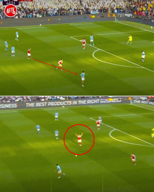 1️⃣ Odegaard pointed to Nico O'Reilly, asking him to be marked by Martinelli.
2️⃣ Martinelli ignored and left Nico O'Reilly open, leading to Arsenal conceding the winning goal. Martin Odegaard obviously very frustrated.

Say whatever you want, Odegaard deserves every bit to be our captain. Outstanding vision.