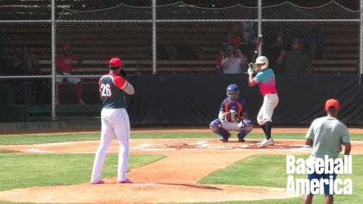 100 mph at 16 years old in the Dominican Republic.

On Friday I saw Yoel King, one of the top pitchers in the 2027 international class. 6-6, 245 lbs, power arm up to 97 mph here, 100 mph in other outings this year, slider up to 90.

Big arm for the San Diego Padres on Jan. 15. 