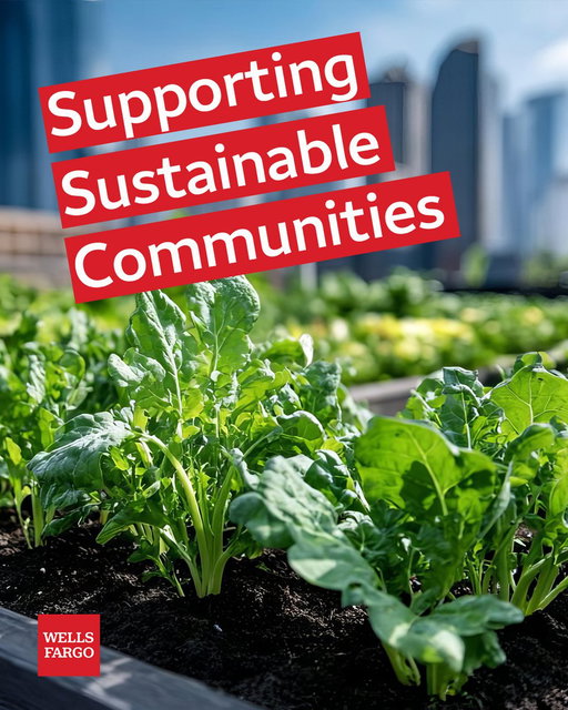 From small towns to big cities, Wells Fargo supports sustainable communities. This Earth Week and all year long, we’re bringing our scale, expertise, and long-term perspective to help build stronger communities and a more resilient future. https://on.wf.com/6012B67lcp 