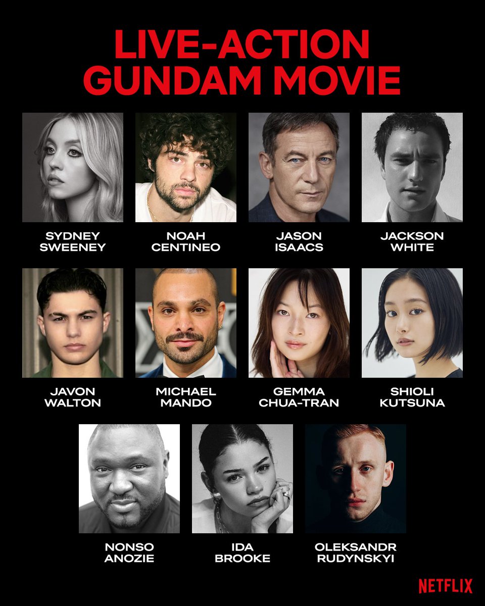 Gundam, the iconic franchise that launched a global phenomenon, is now in production. 

The live-action film starring Sydney Sweeney and Noah Centineo follows rival mech pilots at war across Earth and its space colonies. 