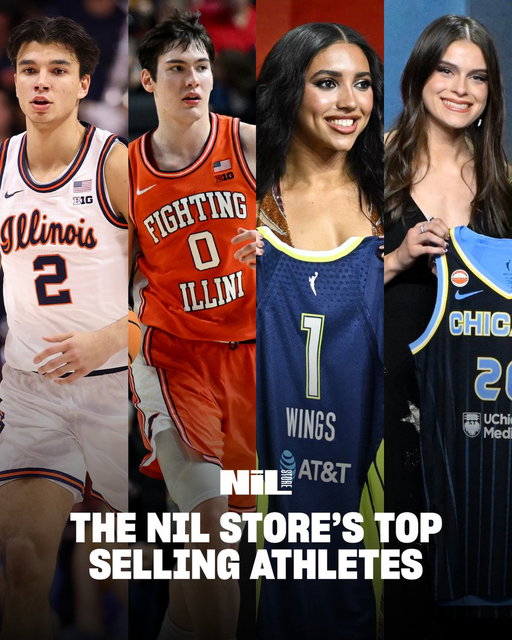 The Top Selling Athletes in the NIL Store Last Week: 

1. David Mirković
2. Azzi Fudd
3. Andrej Stojaković
4. Gabriela Jaquez
5. Keaton Wagler
6. Lauren Betts
7. Braden Smith
8. Flau'jae Johnson
9. Darius Acuff Jr.
10. Raven Johnson 