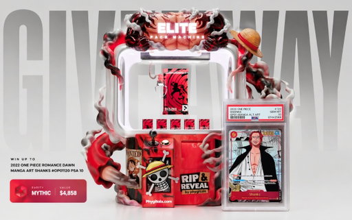 GIVEAWAY TIME 🏴‍☠️

1x ELITE OP Pack to celebrate the anime hype 🔥

Top Chase:
PSA 10 Shanks Manga Alt Art worth $4,858

❤️ LIKE
🔄 RETWEET
💬 TAG AN OP FRIEND

24 HOURS! 