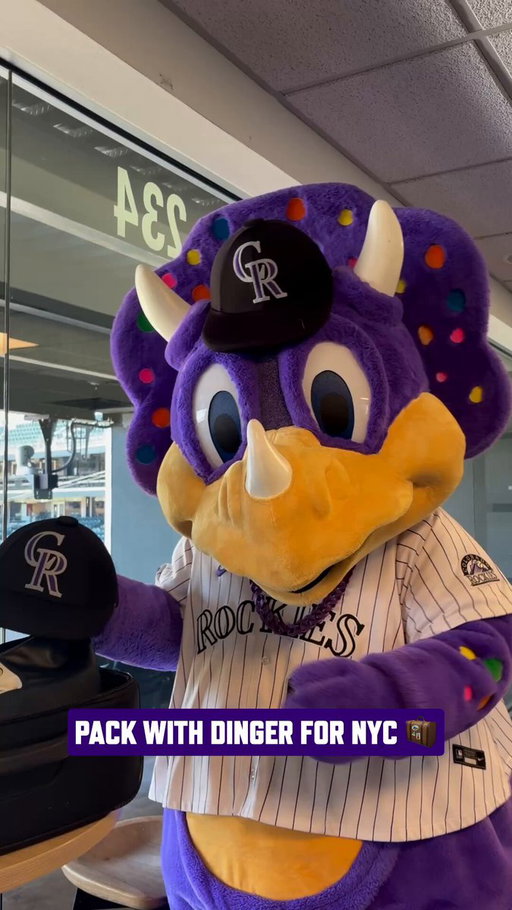 Hey @mrsmet, Dinger wants you to know he'll be in NYC this weekend 🤙 