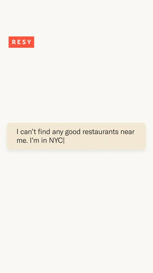 Diners can now connect to Resy in Claude!

AI-powered discovery is becoming a way many people decide where to dine, so we’re meeting them in those decision-making moments – and driving more demand to Resy restaurants.

Read more about how it works: https://t.co/hjFuLwF5Li 