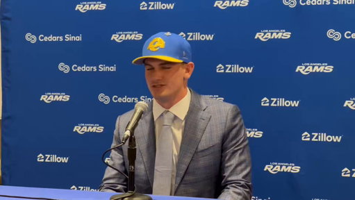 Ty Simpson says he has not heard from Matthew Stafford but his wife “Kelly has actually texted me on Instagram and welcomed me and told me to hit her up if we need anything but I can’t wait to talk to Matthew. I’m super ecstatic because I just want to pick his brain.” 