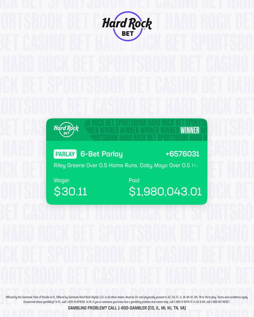 A bettor turned $30 bucks into almost 2 MILLION…

This is what a PERFECT parlay looks like 🤯 