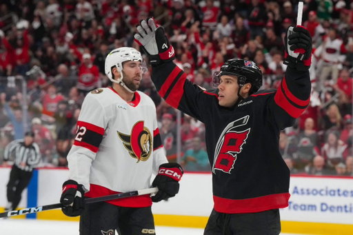 Goals in the Carolina-Ottawa series:

Logan Stankoven - 4
Every Senator combined - 5

What a performance for Stank 🔥 