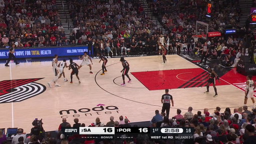 WEMBY: 7 PTS in 9 MIN for the Spurs!

Catch, shoot... SPLASH 👌 