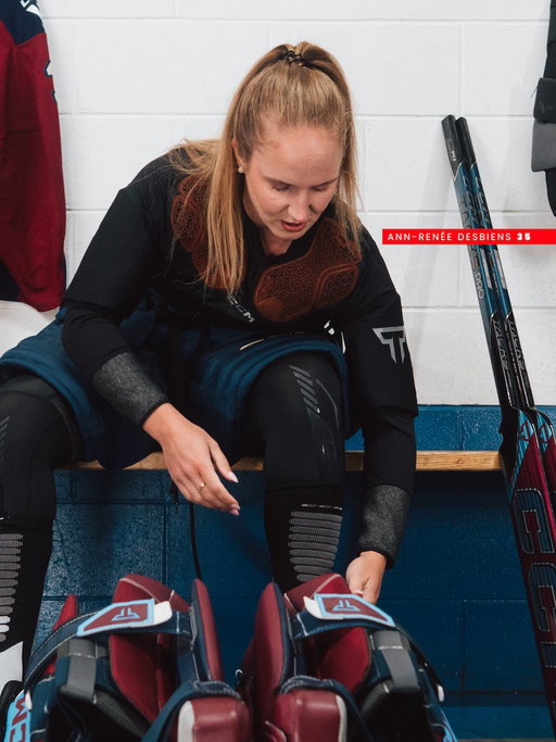 The Tacks Pro goalie baselayer delivers protection that performs when it matters most.

D3O Diablo in the AC joint and clavicle absorbs impact.
Cut-resistant wrists defend through every play.
Built to move. Built to protect.

FIND YOUR POWER. 
