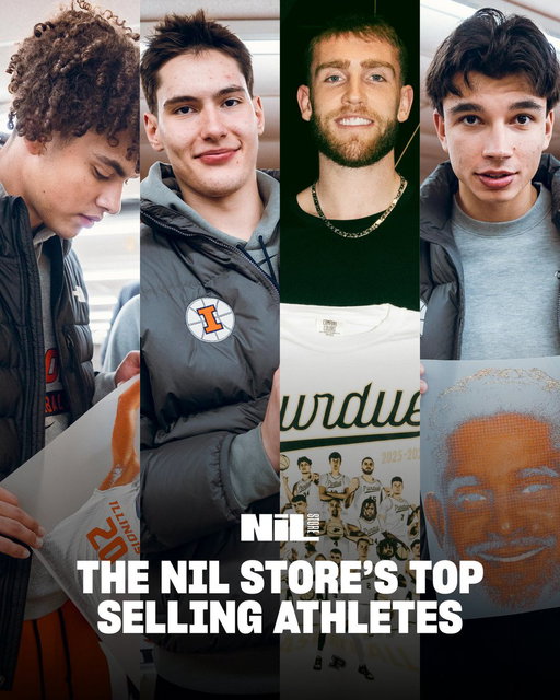 The Best Selling Athletes in the NIL Store Last Week: 

1. Braden Smith
2. David Mirković
3. Andrej Stojaković
4. Keaton Wagler
5. Azzi Fudd
6. Porter Martone
7. Luke Altmyer
8. Thomas Haugh
9. Johnny Hicks
10. Caleb Foster 