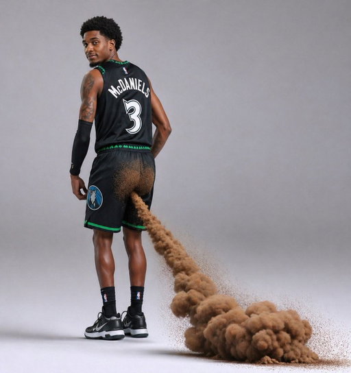Jaden Mcdaniels tonight against the "bad defenders"

13 points
3 rebounds
1 assist 
0/3 3PT
4 turnovers 
5 fouls
3 crashouts
- 22

All bark, no bite 🚮 