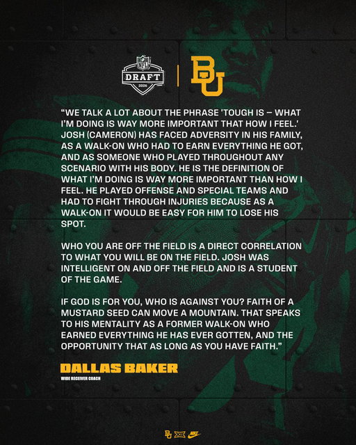 Earned everything he got. - @CoachDBaker81 

@Josh_Cameron34 | @Jaguars 
