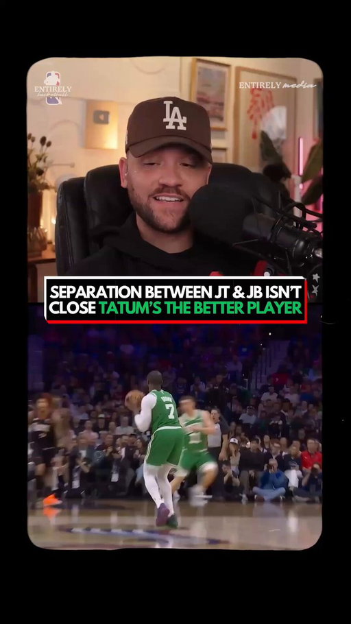 Now that we’ve seen Jaylen Brown play a full season damn near without Tatum by his side, to me it is now clear who the best player on the team is. It’s Jayson Tatum… 