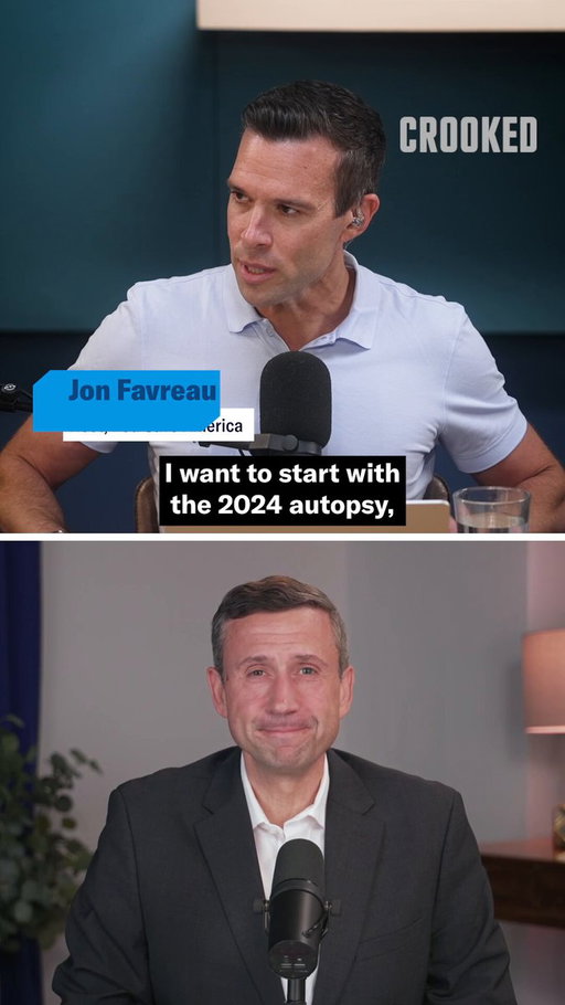 Jon Favreau questions DNC Chair Ken Martin on why he won't release the DNC's autopsy on the 2024 election. 